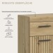 Hochschrank >Scout< in Artisan Eiche Nachbildung - 74x88x31cm (BxHxT)