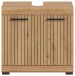 Waschbeckenunterschrank >Scout< in Artisan Eiche Nachbildung - 60x56x34 (BxHxT)