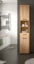 Hochschrank >Scout< in Artisan Eiche Nachbildung - 37x191x31cm (BxHxT)