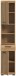 Hochschrank >Scout< in Artisan Eiche Nachbildung - 37x191x31cm (BxHxT)