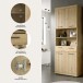 Hochschrank >Scout< in Artisan Eiche Nachbildung - 74x191x31cm (BxHxT)