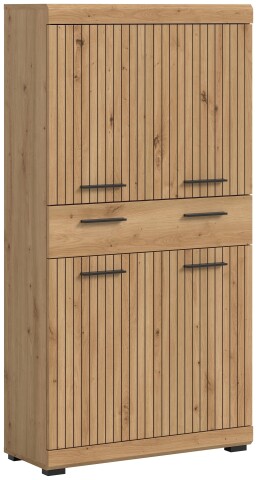 Midischrank >Scout< in Artisan Eiche Nachbildung - 74x141x31cm (BxHxT)