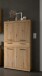 Midischrank >Scout< in Artisan Eiche Nachbildung - 74x141x31cm (BxHxT)