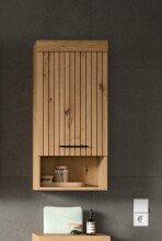 Hängeschrank >Scout< in Artisan Eiche Nachbildung - 37x79x24cm (BxHxT)