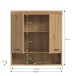 Hängeschrank >Scout< in Artisan Eiche Nachbildung - 74x79x24cm (BxHxT)