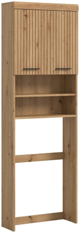 Waschmaschinenumbauschrank >Scout< in Artisan Eiche Dekor - 63x191x24cm (BxHxT)