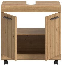Waschbeckenunterschrank >Scout< in Artisan Eiche Nachbildung - 60x60x34 (BxHxT)