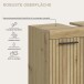 Waschbeckenunterschrank >Scout< in Artisan Eiche Nachbildung - 60x60x34 (BxHxT)