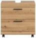 Waschbeckenunterschrank >Scout< in Artisan Eiche Nachbildung - 60x60x34 (BxHxT)