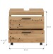 Waschbeckenunterschrank >Scout< in Artisan Eiche Nachbildung - 60x60x34 (BxHxT)