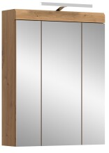 Badezimmerspiegelschrank >Scout< in Eiche Dekor /...