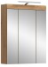 Badezimmerspiegelschrank >Scout< in Eiche Dekor / Spiegel - 60x79x18cm (BxHxT)