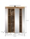 Badezimmerspiegelschrank >Scout< in Eiche Dekor / Spiegel - 60x79x18cm (BxHxT)