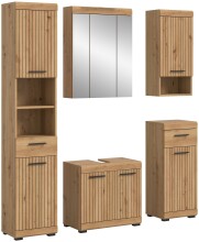 Badezimmer-Set >Scout< in Artisan Eiche Nachbildung...