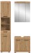 Badezimmer-Set >Scout< in Artisan Eiche Nachbildung - 112x191x34cm (BxHxT)