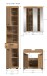Badezimmer-Set >Scout< in Artisan Eiche Nachbildung - 112x191x34cm (BxHxT)