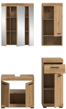 Badezimmer-Set >Scout< in Artisan Eiche Nachbildung - 112x191x94cm (BxHxT)