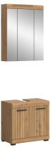 Badezimmer-Set >Scout< in Artisan Eiche Nachbildung...