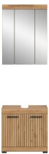 Badezimmer-Set >Scout< in Artisan Eiche Nachbildung - 60x191x34cm (BxHxT)