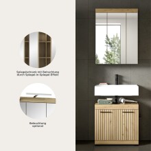 Badezimmer-Set >Scout< in Artisan Eiche Nachbildung - 60x191x34cm (BxHxT)