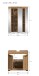Badezimmer-Set >Scout< in Artisan Eiche Nachbildung - 60x191x34cm (BxHxT)