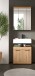Badezimmer-Set >Scout< in Artisan Eiche Nachbildung - 60x191x34cm (BxHxT)