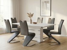 Esstisch >Manta< in Weiß - 160x75x90cm (BxHxT)