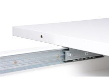 Esstisch >Manta< in Weiß - 160x75x90cm (BxHxT)