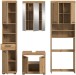 Badezimmer-Set >Scout< in Artisan Eiche Nachbildung - 190x191x34cm (BxHxT)