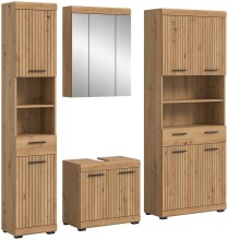 Badezimmer-Set >Scout< in Artisan Eiche Nachbildung...