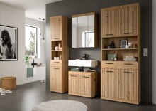 Badezimmer-Set >Scout< in Artisan Eiche Nachbildung - 201x191x34cm (BxHxT)
