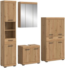 Badezimmer-Set >Scout< in Artisan Eiche Nachbildung...