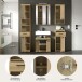 Badezimmer-Set >Scout< in Artisan Eiche Nachbildung - 164x191x34cm (BxHxT)