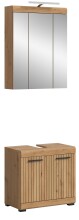 Badezimmer-Set >Scout< in Artisan Eiche Nachbildung...
