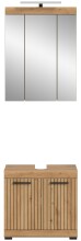 Badezimmer-Set >Scout< in Artisan Eiche Nachbildung - 60x191x34cm (BxHxT)