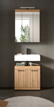 Badezimmer-Set >Scout< in Artisan Eiche Nachbildung - 60x191x34cm (BxHxT)