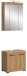 Badezimmer-Set >Scout< in Artisan Eiche Nachbildung - 60x191x34cm (BxHxT)