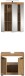 Badezimmer-Set >Scout< in Artisan Eiche Nachbildung - 60x191x34cm (BxHxT)