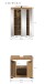 Badezimmer-Set >Scout< in Artisan Eiche Nachbildung - 60x191x34cm (BxHxT)
