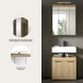 Badezimmer-Set >Scout< in Artisan Eiche Nachbildung - 60x191x34cm (BxHxT)