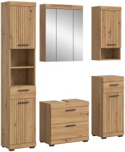 Badezimmer-Set >Scout< in Artisan Eiche Nachbildung...