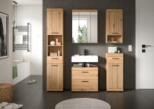 Badezimmer-Set >Scout< in Artisan Eiche Nachbildung - 164x191x34cm (BxHxT)
