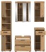 Badezimmer-Set >Scout< in Artisan Eiche Nachbildung - 164x191x34cm (BxHxT)