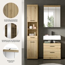 Badezimmer-Set >Scout< in Artisan Eiche Nachbildung - 112x191x34cm (BxHxT)