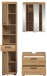 Badezimmer-Set >Scout< in Artisan Eiche Nachbildung - 112x191x34cm (BxHxT)
