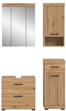 Badezimmer-Set >Scout< in Artisan Eiche Nachbildung - 112x191x34cm (BxHxT)