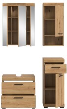 Badezimmer-Set >Scout< in Artisan Eiche Nachbildung - 112x191x34cm (BxHxT)