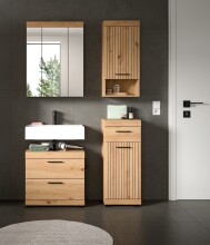 Badezimmer-Set >Scout< in Artisan Eiche Nachbildung - 112x191x34cm (BxHxT)
