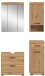 Badezimmer-Set >Scout< in Artisan Eiche Nachbildung - 112x191x34cm (BxHxT)