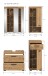 Badezimmer-Set >Scout< in Artisan Eiche Nachbildung - 112x191x34cm (BxHxT)